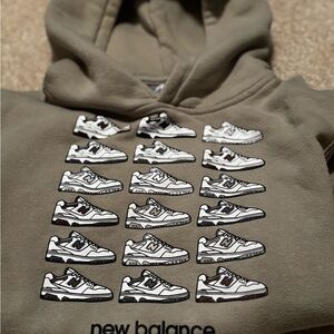 New Balance Kids Sneakers - Classic White and Black